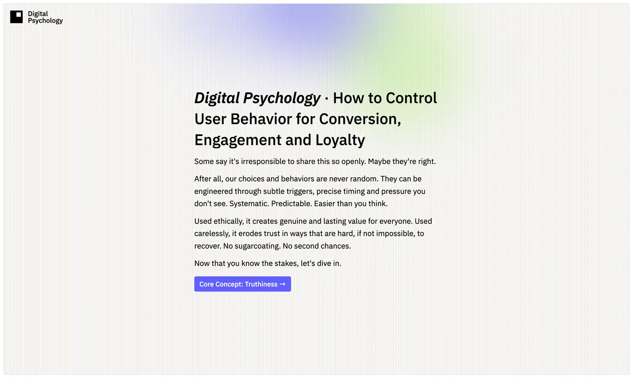 Digital Psychology