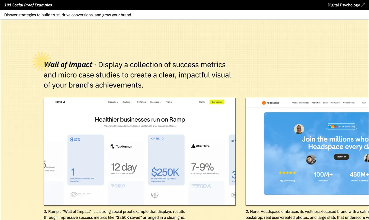 Social Proof Examples